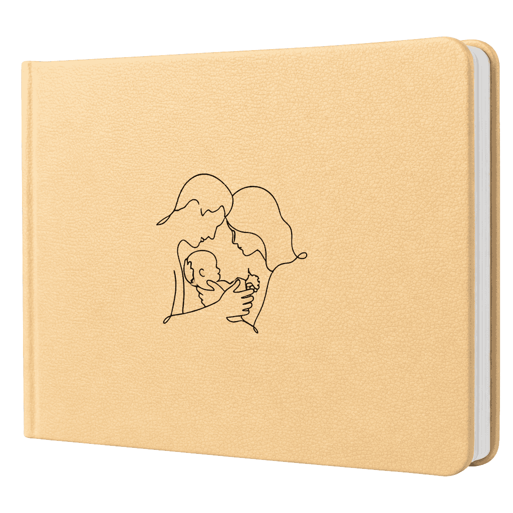 Album 20x30 Familie, piele ecologica, cu gravare cu 20 de pagini