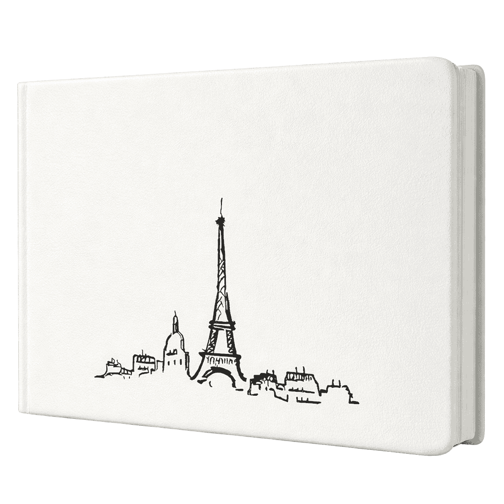 Album Paris 20x30, piele naturala, cu gravare si 20 de pagini