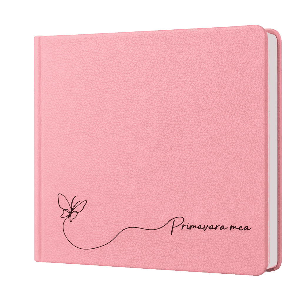 Album 25x25 Piele Eco Gravata Primavara Mea cu 30 de pagini